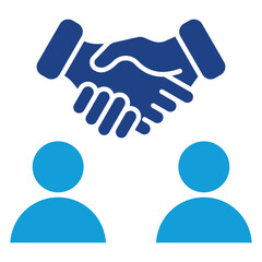 Partnership Dual Tone Icon Element For Design