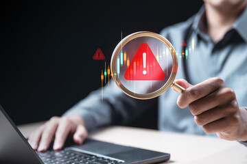 Investment Finance, Risk volatility management. Decision uncertainty caution. Risk assessment....