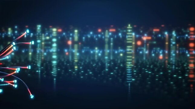 Underwater fiber optic communication system.