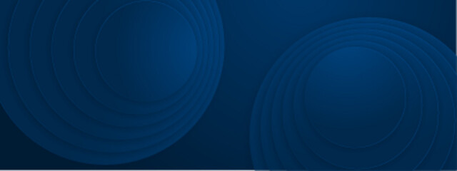 Dark blue concentric circle design for abstract backgrounds, technology concepts, or geometric patterns in digital or print media projects.