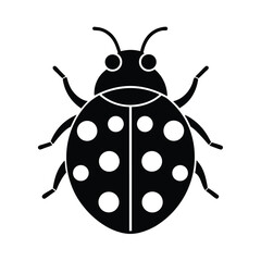 Ladybug Icon Vector Illustration