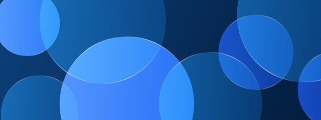 Overlapping translucent blue circles abstract design suitable for backgrounds, presentations, digital art, website graphics, and branding materials.