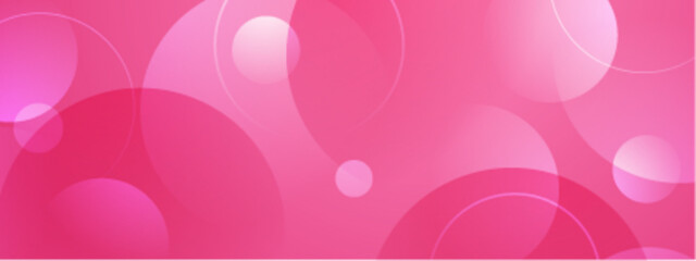 Abstract pink design with overlapping circles. Ideal for backgrounds, banners, posters, and social media graphics. Great for feminine and modern designs.