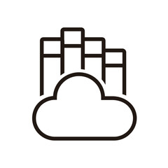 Online Library of Education and Learning web icons in line style. School, university, textbook, learning. Vector illustration.