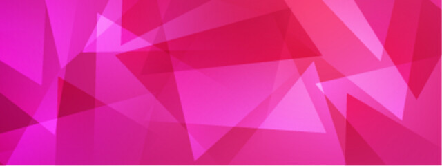 Obraz premium Overlapping pink triangles abstract design suitable for geometric backgrounds, modern art projects, branding materials, and vibrant graphic design concepts.