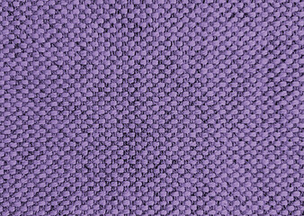 Purple linen carpet that is sewn using machine power