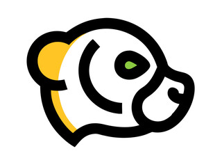 Monkey logo sat vector desigen 