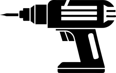 Abstract Side Profile of a Power Drill