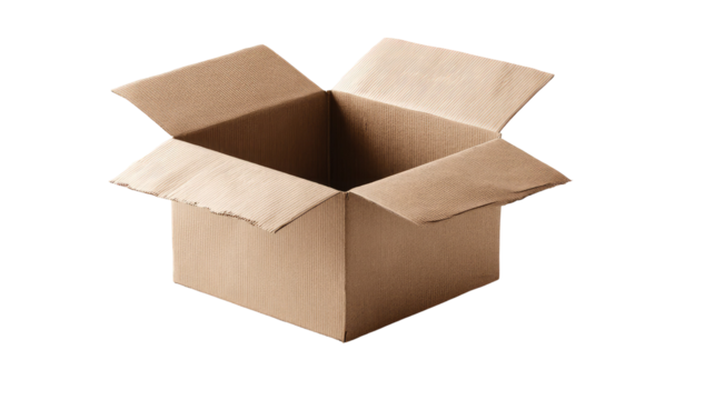 Transparent PNG Image of Available Cardboard Box Warehouse Mockup on Transparent Background
