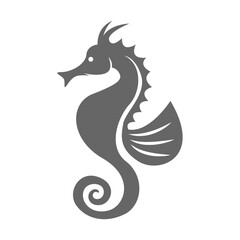 Seahorse logo icon design