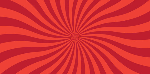 Vector sunburst pattern orange and red design. Vintage sunrays illustration swirl grunge backdrop line. sun beam vector banner design and comic burst gradient concept pattern.	
