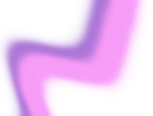 Neon glowing grainy gradients shape cutout on transparent background, Abstract pink purple color wave noisy rough glowing bright background, grunge texture