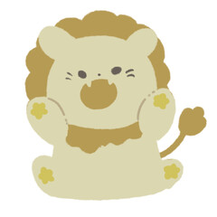 Obraz premium かわいいしし座