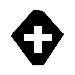 Obraz premium first aid cross