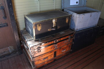 old wooden chest