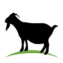 goat silhouette illustration