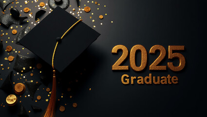mba graduation 2025 cap and purple blue graduating hat top cap and gown diploma, Congratulations Class of 2025 happy woman university graduate in graduation gown and cap in college campus Education