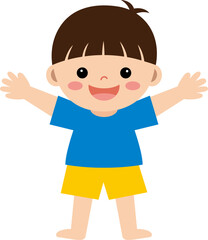 남자아이 일러스트