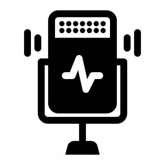 Microphone Audio Sound Wave Icon