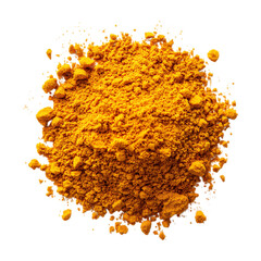 Vibrant Turmeric Powder CloseUp Macro Shot of Golden Spice