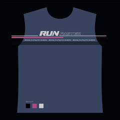 run faster t shirt design
