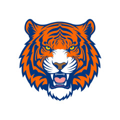 tiger head mascot vector illustration