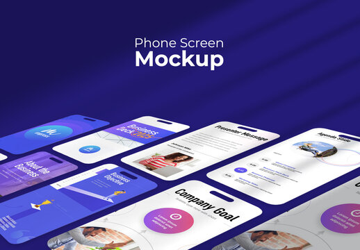 Phone Screen Mockup Design
