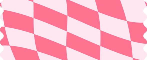 Colorful geometric washi tape vector isolated on white background