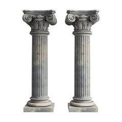 Ancient Greek Columns Architectural Detail Classic Design Elements  Historical Significance