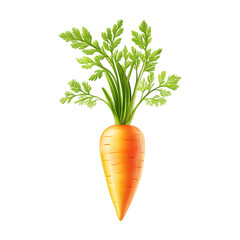 Vibrant Carrot Fresh Produce Healthy Eating Vegetable Illustration