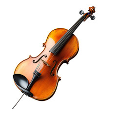 Polished Viola on Black Background Musical Instrument Stringed Wood