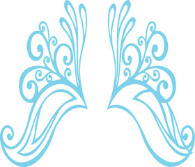 Beautiful flower art and mandala vector design