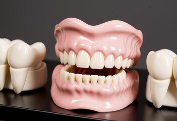 Dental demonstration model of gums and teeth Dentistry Mouth Oral Health