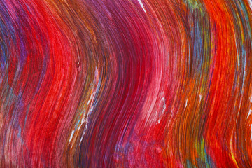 Colorful abstract painting, closeup