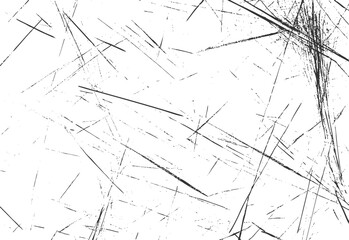 Sharp scratch texture with chaotic distressed lines and broken surface marks. High contrast grunge overlay design. Abstract damage pattern.