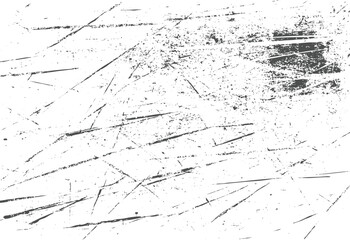 Scratched and splattered grunge texture with scattered debris and worn surface.