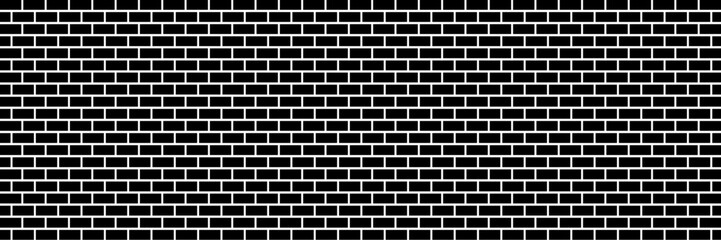Vector brick wall background. Brick tile, color white flat style
