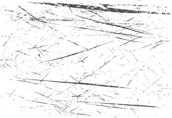Diagonal grunge scratch texture with cross-hatch lines and distressed surface pattern. Vector overlay.
