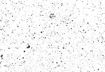 Bold ink splatter grunge texture with clustered blotches and random noise. Vector overlay for distressed print, comic, or urban art effects.