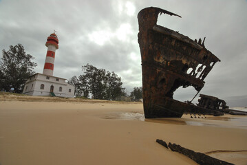 Macuti Lighthouse built in 1904, Beira Mozambique.