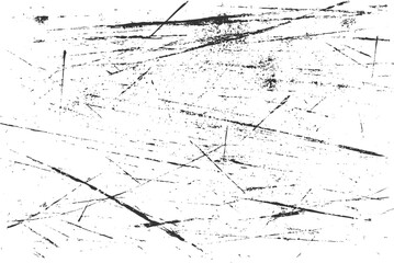 High contrast grunge texture with deep scratches and distressed erosion. Vector damage overlay background.