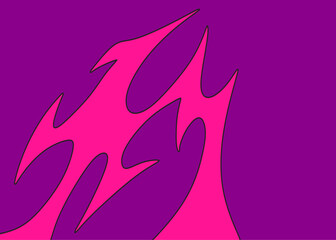 Abstract background with seamless wavy tribal pattern and with some copy space area