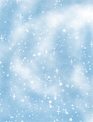 soft blue colorful abstract illustration, background, wallpaper, card invitation design