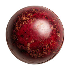 Luxury Dark Chocolate Sphere Gourmet Dessert Photography Red Candy Confectionery