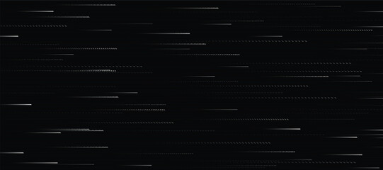 Black background with abstract lines. Glitch effect. Digital noise texture background. Vector illustration