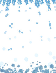 soft blue colorful abstract illustration, background, wallpaper, card invitation design