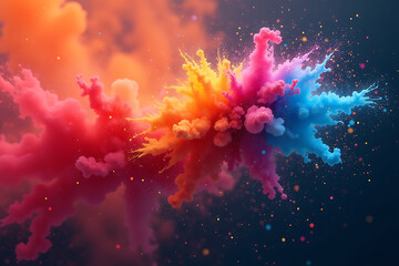 Bedroom with Glowing Paper Lotus Lanterns on Pink Bedding

