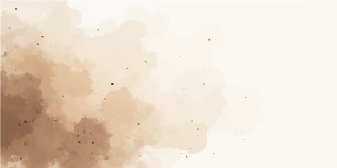 Abstract watercolor grunge background with an old, vintage world map texture on aged parchment paper