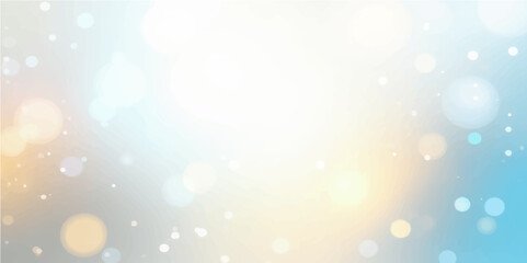 Abstract glowing Christmas and holiday lights with colorful blurred bokeh sparkle and glitter