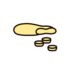 お金がないアイコンイラスト